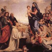 Fra Bartolommeo Vision of St.Bernard oil painting artist